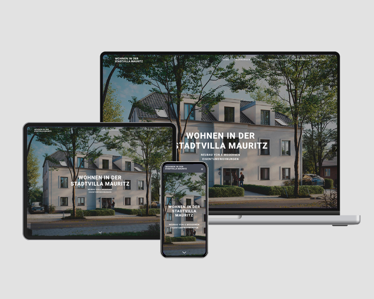 Website Stadtvilla Mauritz