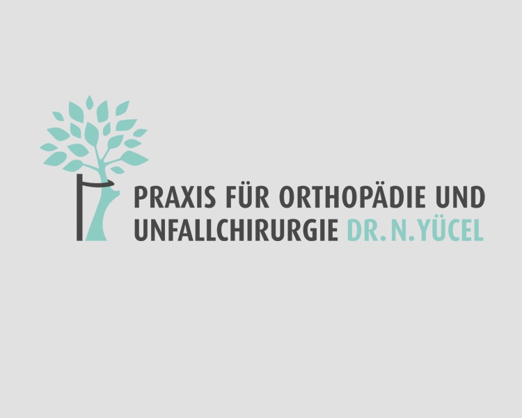 Logoentwicklung für die Praxis für Orthopädie und Unfallchirurgie Dr. N. Yücel